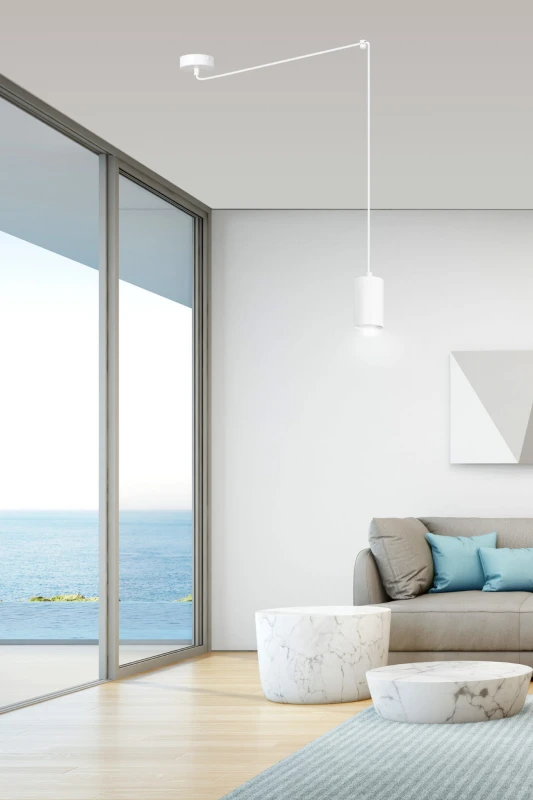 TRAKER 1 WH / WHITE 525/1 SPOT halogen punktowy dużo światła oryginalny DESIGN biały 9