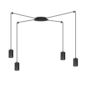 Spot wiszący TRAKER 4 BL/BLACK czarny