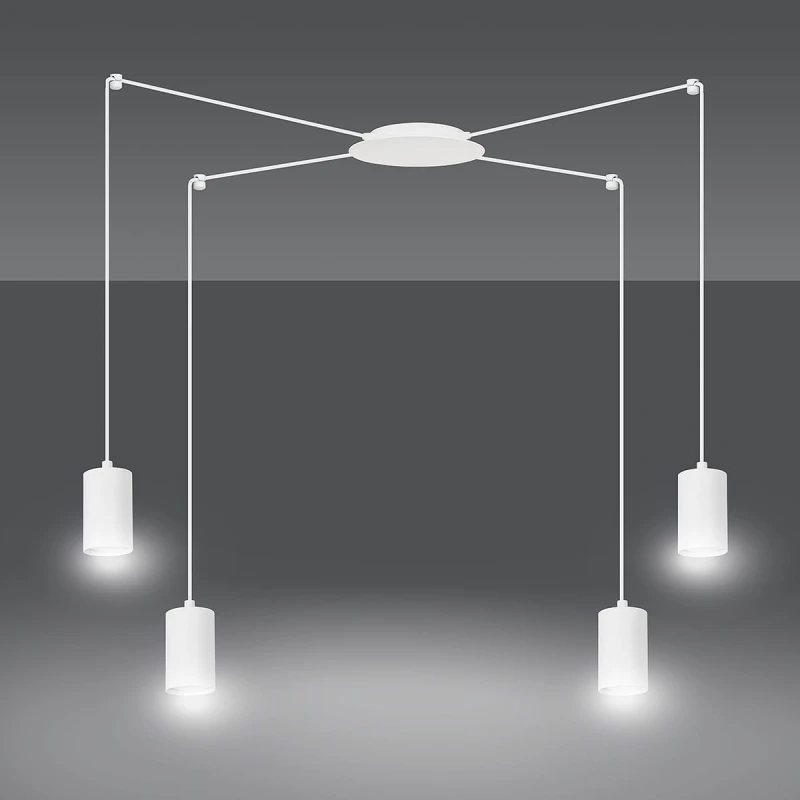 TRAKER 4 WH / WHITE 525/4 SPOT halogen punktowy dużo światła oryginalny DESIGN biały 3