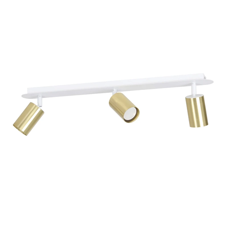 ZEN 3 WHITE 623/3 spot sufitowy reflektor halogen LED regulowany biało-złoty
