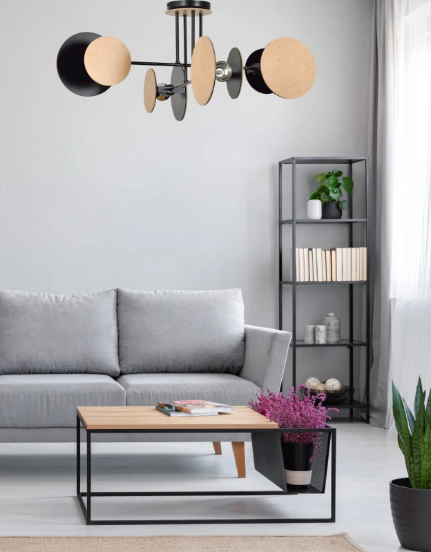 ZITA 4 BLACK 173/4 nowoczesna lampa sufitowa styl skandynawski najnowszy design 4