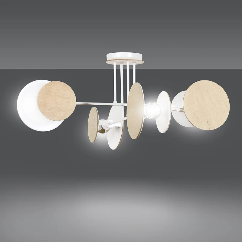 ZITA 4 WHITE 174/4 nowoczesna lampa sufitowa styl skandynawski najnowszy design
