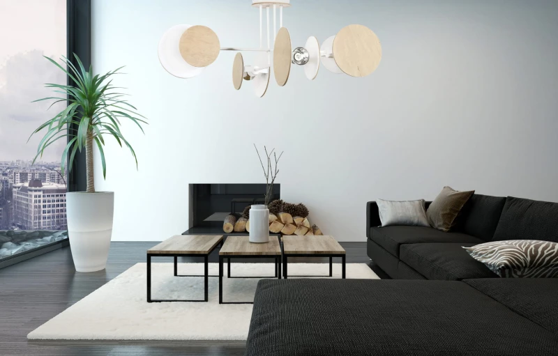 ZITA 4 WHITE 174/4 nowoczesna lampa sufitowa styl skandynawski najnowszy design 6