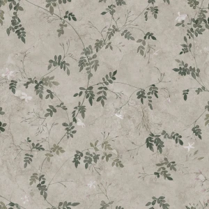 Tapeta Irene Olive Green Jordnara Sandberg S10112