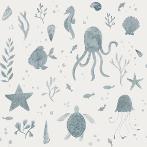 Tapeta Della Ocean Blue Familj II Sandberg 243-36