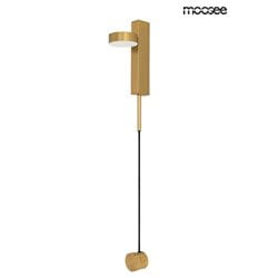 Moosee lampa ścienna Clarid gold złota