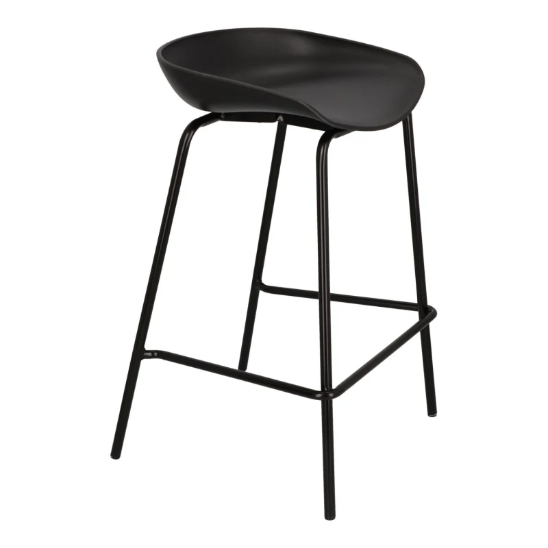 Stołek barowy Grego czarny 65 cm 2