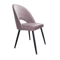 Krzesło tapicerowane Polo noga czarna metalowa 16