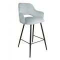 Hoker tapicerowany Milano 65cm podstawa czarna metalowa 15