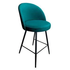 Hoker tapicerowany Trix podstawa czarna 67cm