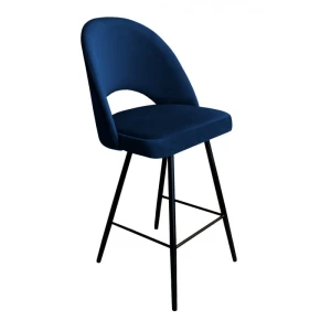 Hoker tapicerowany Polo podstawa czarna 68cm