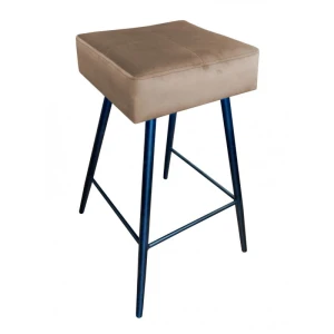Hoker tapicerowany Max podstawa czarna 70cm