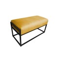 Ławka tapicerowana Kaya podstawa czarna 85 cm 9