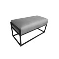 Ławka tapicerowana Kaya podstawa czarna 85 cm 11