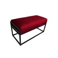 Ławka tapicerowana Kaya podstawa czarna 85 cm 4