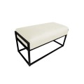 Ławka tapicerowana Kaya podstawa czarna 85 cm 16