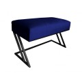 Ławka Pufa tapicerowana Zeta podstawa czarna 80 cm 6