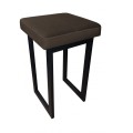 Taboret tapicerowany Solid 45cm podstawa czarna  5