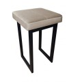 Taboret tapicerowany Solid 45cm podstawa czarna  7