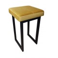 Taboret tapicerowany Solid 45cm podstawa czarna  8