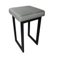 Taboret tapicerowany Solid 45cm podstawa czarna  10