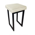 Taboret tapicerowany Solid 45cm podstawa czarna  16