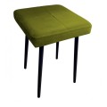 Taboret tapicerowany Max Velvet podstawa czarna 4