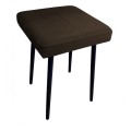 Taboret tapicerowany Max Velvet podstawa czarna 6