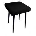 Taboret tapicerowany Max Velvet podstawa czarna 12