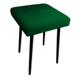 Taboret tapicerowany Max Velvet podstawa czarna 13