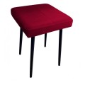 Taboret tapicerowany Max Velvet podstawa czarna 14