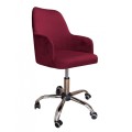 Krzesło Fotel biurowy tapicerowany obrotowy Westa 3