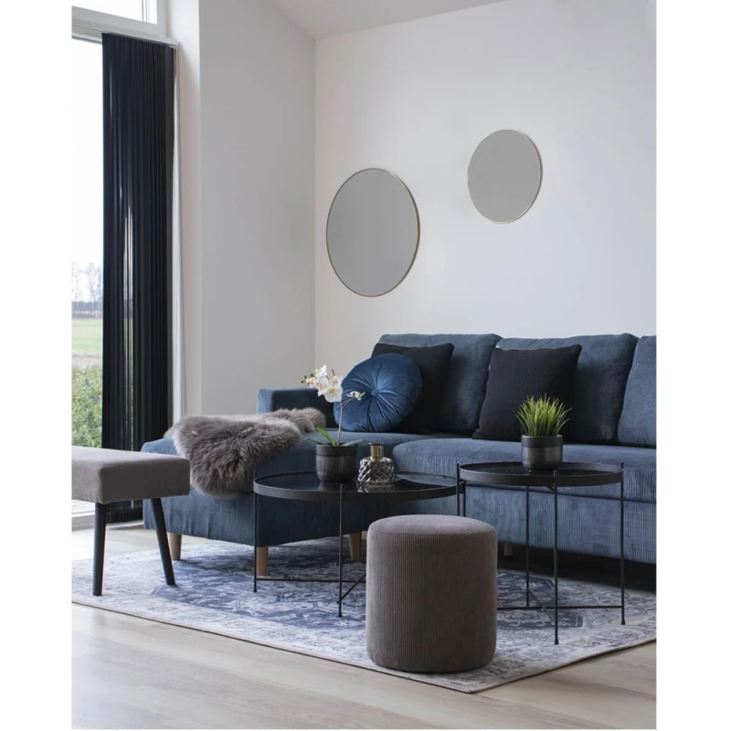 Lustro Jersey okrągłe złote 60cm 1