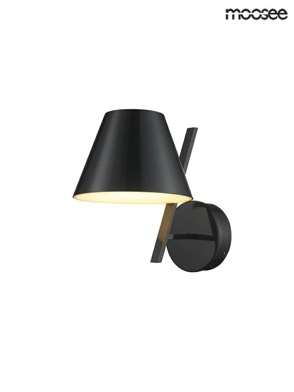 MOOSEE lampa ścienna MAGO czarna 1