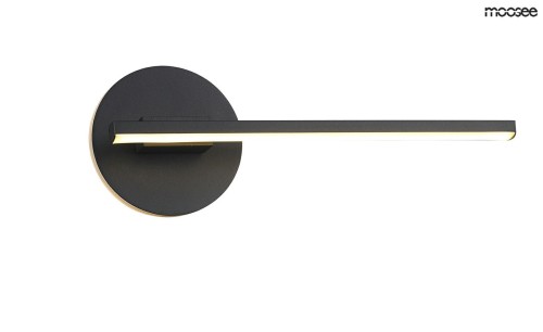 MOOSEE lampa ścienna HORIZON czarna