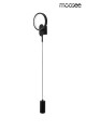 Moosee lampa ścienna Como czarna 2