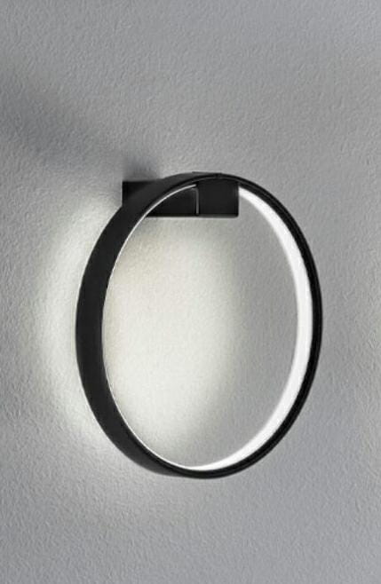 MOOSEE lampa ścienna CIRCLE WALL czarna 1