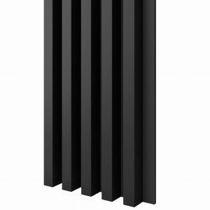Lamele 3x4cm CZARNE na czarnej płycie L3D