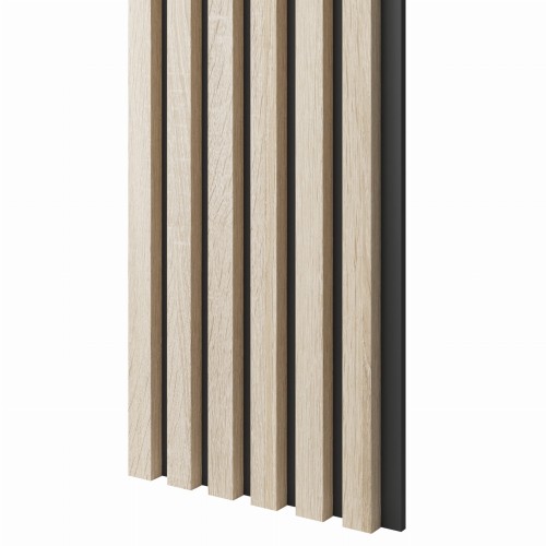 Lamele Slim DĄB SONOMA na czarnej płycie L3D