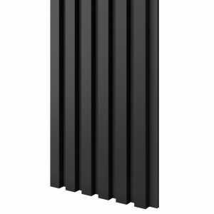 Lamele Slim CZARNE na czarnej płycie L3D - Panel 30 cm