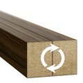 Lamel Standard 4-stronny laminat orzech 3x4x275cm LEO 3