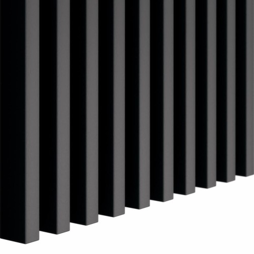 Lamel Mini 4-stronny laminat Czarny 3x1,6x275 cm LEO