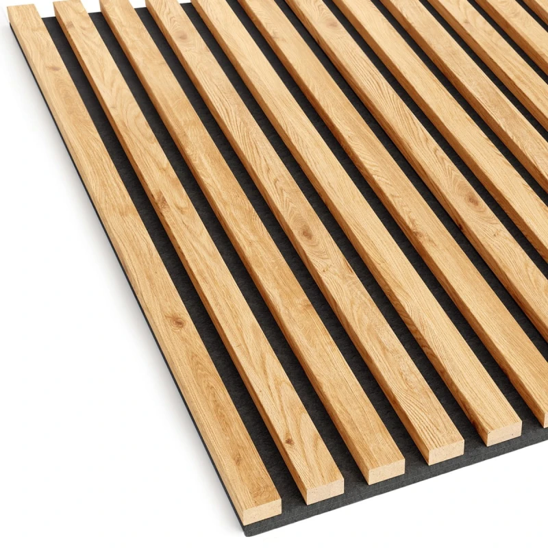 Panel 3D na filcu 60x60 - dąb naturalny 1