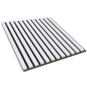 Panel 3D na filcu 60x60 biały mat LEO