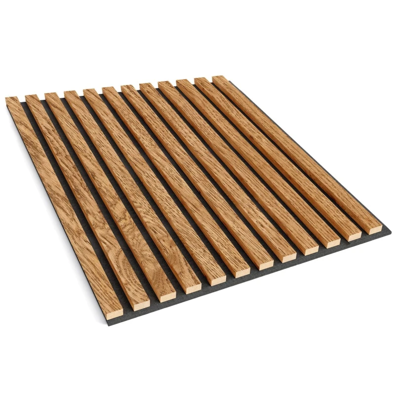 Panel 3D na filcu 60x60 - fornir dębowy