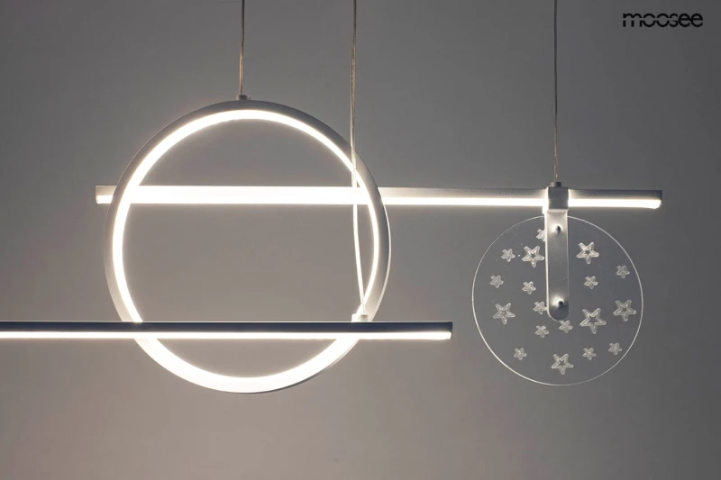 MOOSEE lampa wisząca STARS biała 2