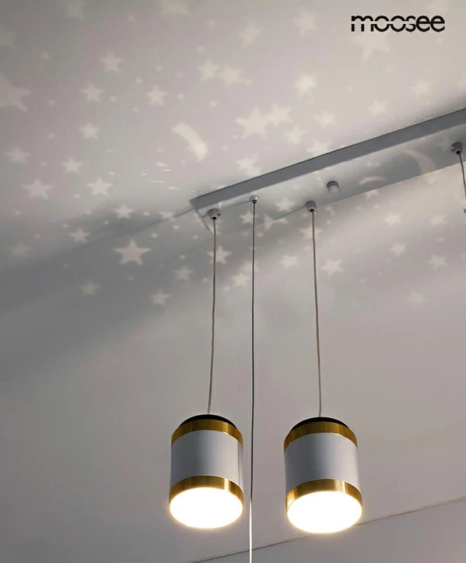 MOOSEE lampa wisząca STARS biała 3