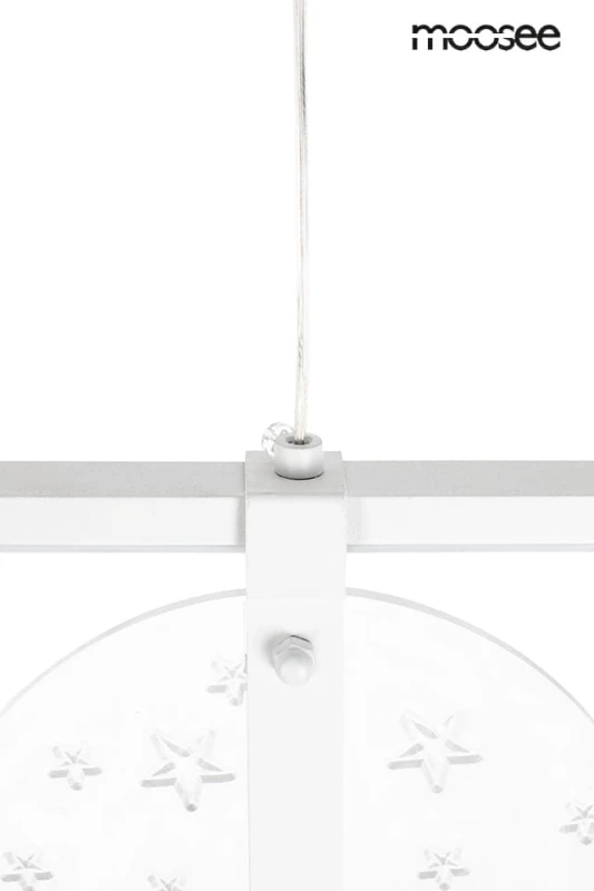 MOOSEE lampa wisząca STARS biała 5