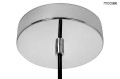 MOOSEE lampa wisząca DISCO srebrna 6