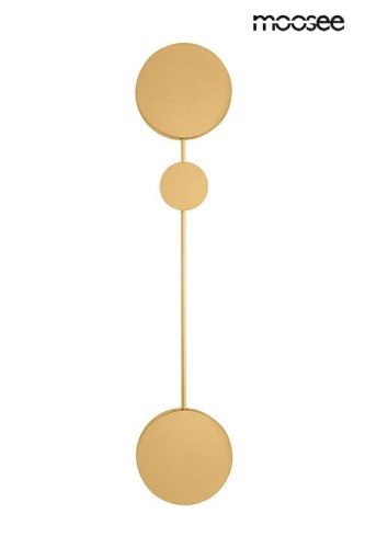 Moosee lampa ścienna Shadow 2 złota